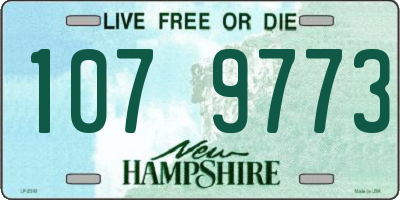 NH license plate 1079773