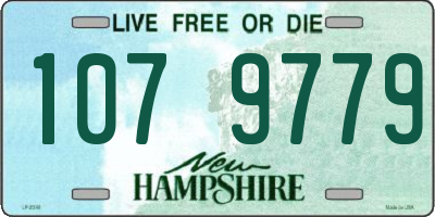 NH license plate 1079779