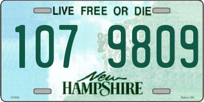 NH license plate 1079809