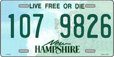 NH license plate 1079826