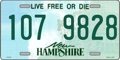 NH license plate 1079828