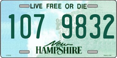 NH license plate 1079832