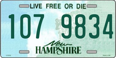 NH license plate 1079834