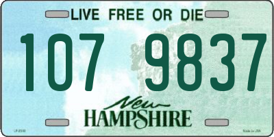 NH license plate 1079837