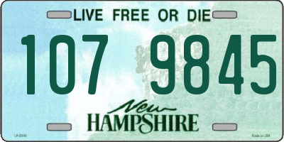 NH license plate 1079845