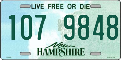 NH license plate 1079848