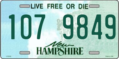 NH license plate 1079849