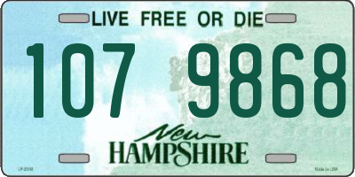 NH license plate 1079868