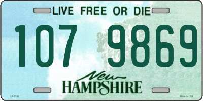 NH license plate 1079869