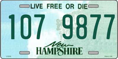 NH license plate 1079877