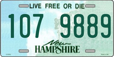 NH license plate 1079889