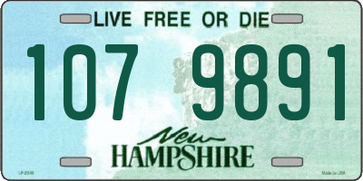 NH license plate 1079891