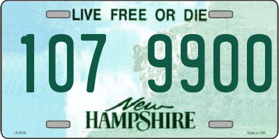 NH license plate 1079900