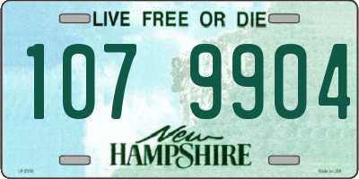 NH license plate 1079904