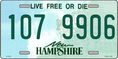 NH license plate 1079906