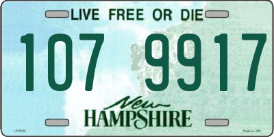 NH license plate 1079917