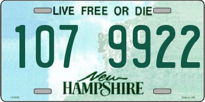 NH license plate 1079922