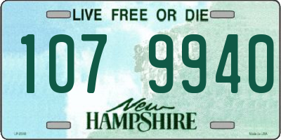 NH license plate 1079940
