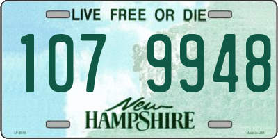 NH license plate 1079948
