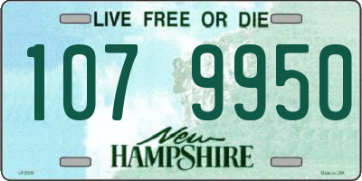 NH license plate 1079950