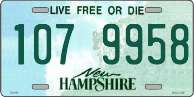 NH license plate 1079958