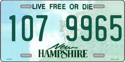 NH license plate 1079965