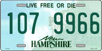 NH license plate 1079966
