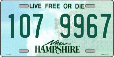 NH license plate 1079967
