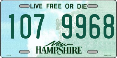 NH license plate 1079968