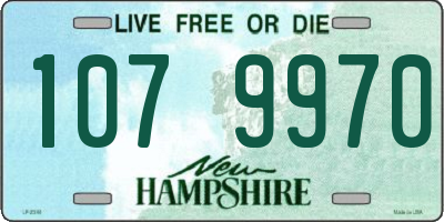 NH license plate 1079970