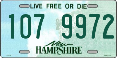 NH license plate 1079972