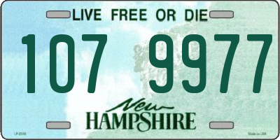 NH license plate 1079977