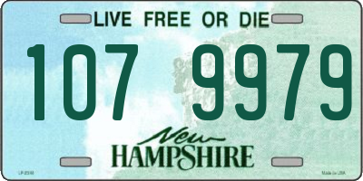 NH license plate 1079979