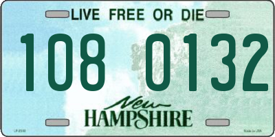 NH license plate 1080132