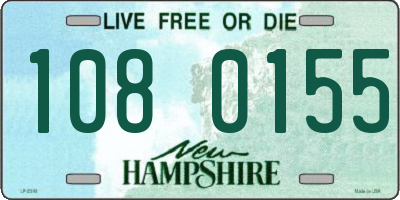 NH license plate 1080155