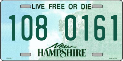 NH license plate 1080161