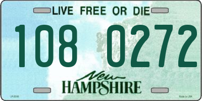 NH license plate 1080272