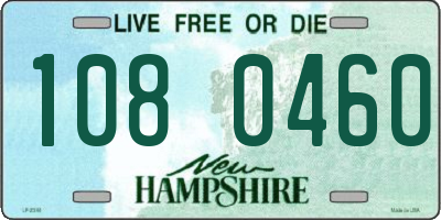 NH license plate 1080460