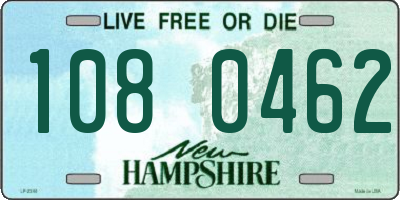 NH license plate 1080462