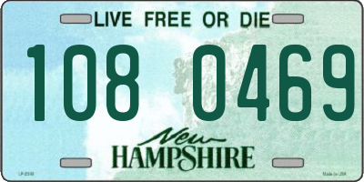 NH license plate 1080469