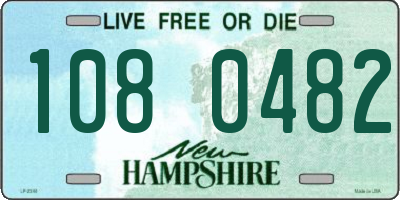 NH license plate 1080482