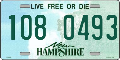 NH license plate 1080493