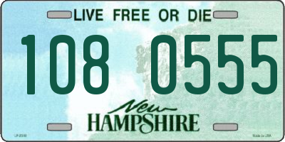NH license plate 1080555