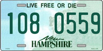 NH license plate 1080559