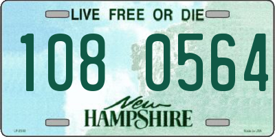 NH license plate 1080564