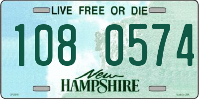 NH license plate 1080574