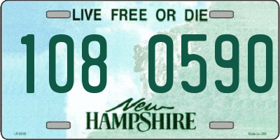 NH license plate 1080590