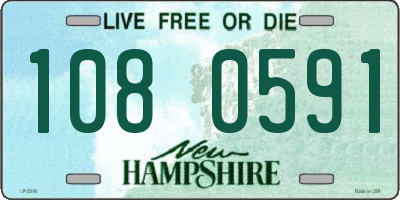 NH license plate 1080591