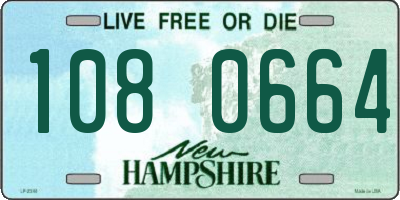 NH license plate 1080664