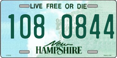 NH license plate 1080844